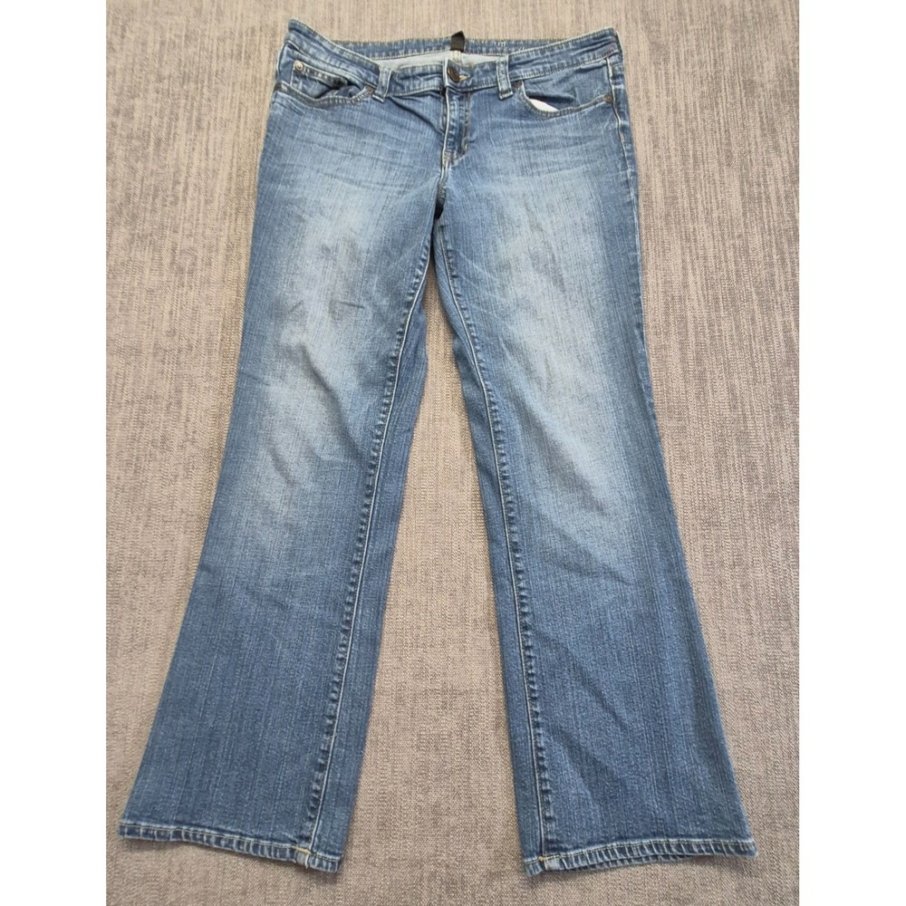 Gap Bootcut fit women's medium wash denim blue jeans size 12 cotton stretch